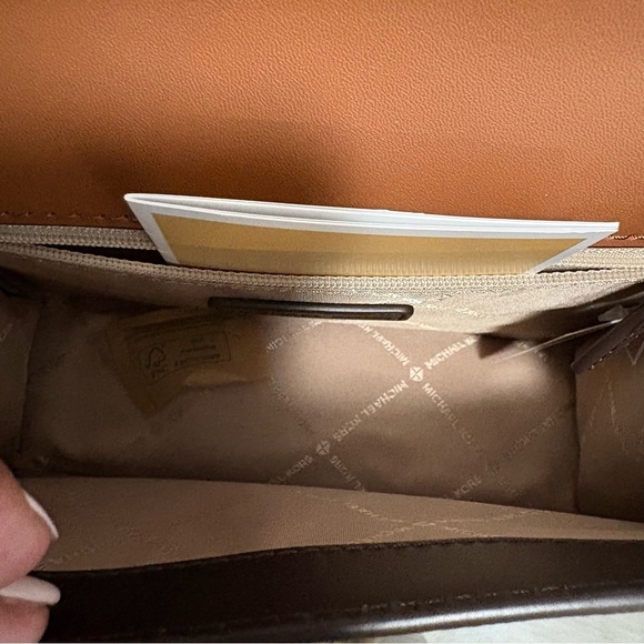 Michael Kors Greenwich Brown Multi Flap Crossbody - Picture 6 of 7